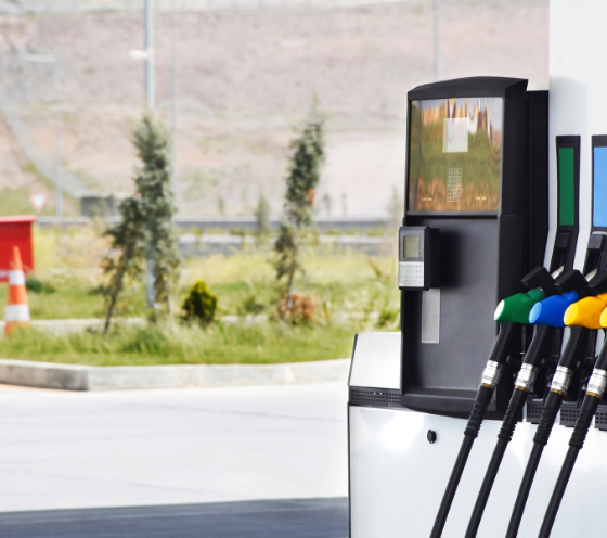 foto dispensadores de gasolina